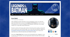 Desktop Screenshot of batmanlegends.com